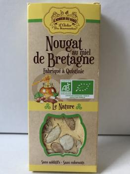 Nougat mit Honig aus der  Bretagne - Nature "l'Orginal BIO" - 80 gr
